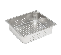 Vollrath Super Pan V 2/3 Size Perforated Hotel Pan, 4-Inch Deep, 22-Gauge 300 Series Stainless Steel