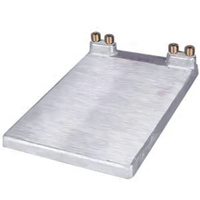 10 Inch x 15 Inch 2-Product Cold Block with 1/4 Inch x 18 Foot Stainless Steel Tubing