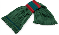 Carlisle Medium Looped-End Microfiber Mop Head - Green