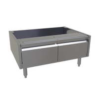 Glastender 32-Inch Two-Door Stainless Steel Underbar Add-On Cabinet Base