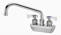 Krowne Royal Series Commercial Splash-Mounted Faucet with 8-Inch Swing Spout, 4-Inch Centers