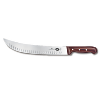Victorinox 12-Inch Curved Granton Edge Cimeter Knife with Wood Handle