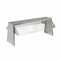 Advance Tabco Replacement Plastic Food Shield for TBS-4 Serving Shelf