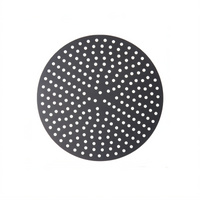 American Metalcraft EZ-Release 12 Inch Perforated Round Pizza Disk with Unfinished Edges