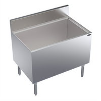 Royal Series 36-Inch Underbar Ice Bin/Cocktail Unit with 10-Circuit Cold Plate, 183 lb Capacity