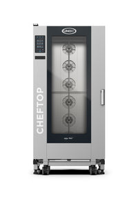 UNOX ChefTop MIND.Maps Plus BIG Floor Model Roll-In Electric Combi Oven/Steam Oven with Included Trolley, 440-480V