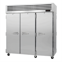 Turbo Air PRO Series Pass-Thru Heated Holding Cabinet, 3-Section, 78.1 Cu. Ft., 6 Solid Doors