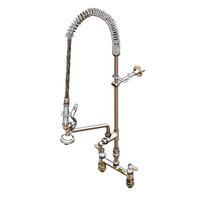 EasyInstall Deck-Mount Pre-Rinse Unit with 12-Inch Swing Spout and Add-On Faucet