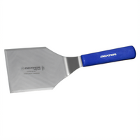 Dexter Russell Cool Blue Sani-Safe 5 x 4 Inch Offset Hamburger Turner