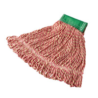 Super Stitch Medium Looped-End Cotton/Synthetic Blend Mop Head with 5-Inch Headband