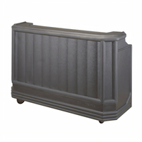 Cambro CamBar 72-3/4-Inch Granite Gray Portable Beverage Bar with 80-lb Ice Sink