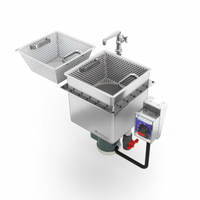 Power Soak Silver Soak Weld-In Continuous Motion Silverware Pre-Washing Sink, 11 Gallon, 230V
