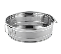 American Metalcraft Stainless Steel Round Tub with Handle, 88 oz., Satin and Mirror Finish