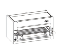 Bistro 36-Inch Wall-Mount Gas Salamander Broiler with Infrared Burners