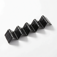 American Metalcraft Faux Slate Melamine Taco Holder, Black, 13-1/4 Inch, 4 or 5 Compartments