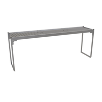 Glastender Single Stainless Steel Overshelf for Pass-Thru Cocktail Stations, 66 x 15 x 24 Inches
