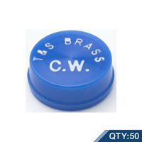 T&S Brass Blue Snap-In Faucet Index Button