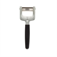 Mercer Culinary Julienne Peeler with High-Carbon Japanese Steel Blade and Slip-Resistant Polypropylene Handle