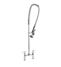 Steel Works Stainless SWPRS-D4LL Commercial Faucets & Plumbing