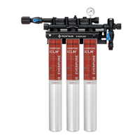 Everpure QC7I Triple-XCLM+ High-Capacity Fountain Chloramines Reduction Water Filtration System, 5 Micron