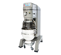 Globe 60 Quart Planetary Pizza Floor Mixer, 2-Speed, 3 HP, with Digital Timer and Power Bowl Lift