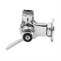 ADA-Compliant Wall-Mount Stainless Steel Control Valve with Swivel Outlet and Swivel Stem