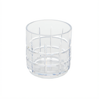 American Metalcraft Sanibel Stackable Tritan Rocks Glass, 8 oz, Clear
