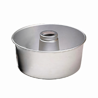 American Metalcraft 4 Qt Angel Food Cake Pan, 10-Inch x 4-Inch, 14-Gauge Aluminum