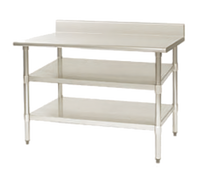 Eagle Group Adjustable Galvanized Work Table Undershelf, 96