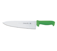 Mundial 10-Inch Stamped Chef's Knife with Green Polypropylene Handle