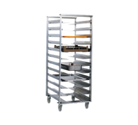 Panco Multi-Purpose Mobile Front-Loading Rack, 10 Slide Capacity, Aluminum