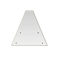 Krowne Royal Series 45 Degree Rear Inside Stainless Steel Drink Rail Corner Filler