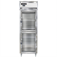 Continental Refrigerator Designer Line 1-Section Reach-in Freezer with Half-Height Glass Doors