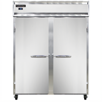 Continental Refrigerator 2FESN Extra-Wide Two-Section Shallow Depth Reach-In Freezer