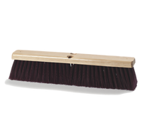 Sparta Basic Sweeps 24-Inch Crimped Polypropylene Garage Push Broom Head, Maroon, Without Handle