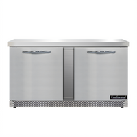 Continental Refrigerator SWF60N-FB 60 Inch Two-Section Worktop Freezer
