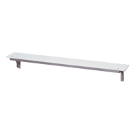 74-Inch Carving Board with Stainless Steel Shelf and Removable White Poly Board