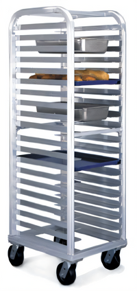 Eagle Group Lifetime Series Universal Aluminum Bun Pan Rack with Casters