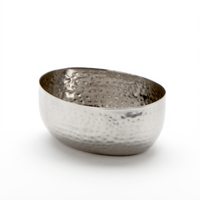 American Metalcraft Oval Hammered Stainless Steel Sauce Cup, 4 oz.