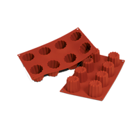 Silikomart Bordelais 8-Cavity Silicone Baking Mold