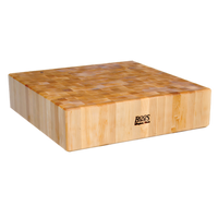Cucina LaForza 24 x 24 x 6 Inch End Grain Maple Butcher Block Top, Block Only