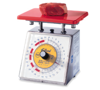 Deluxe Heavy Duty Portion Control Scale with Rotating Dial, Stainless Steel, 32 oz Capacity