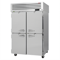 Turbo Air PRO Series Two-Section Reach-In Refrigerator, 4 Solid Half Doors, 47.57 Cu. Ft.