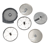 Dito Sama 175 mm Commercial Food Processor Disc Set, 6-Piece