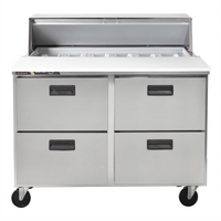 Centerline by Traulsen 48-Inch Mega Top Drawer Prep Table Refrigerator with 4 Drawers