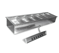 Eagle Group SGDI-6-240T6-D 6-Well Electric Drop-In Hot Food Well Unit with Drain