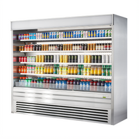 Turbo Air Vertical Air Curtain Open Display Merchandiser, 92-7/8 Inch, 45.2 Cu. Ft.