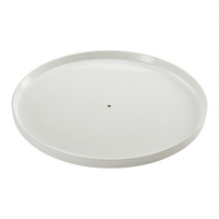 American Metalcraft Lift Collection White Melamine Round Plate, 15-7/8 Inch