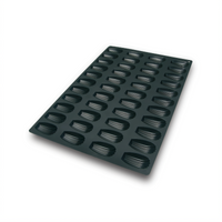 Silikomart 44-Cavity Flexible Madeleine Baking Mold