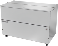 Beverage-Air SM58HC-S Single Access Cold Wall School Milk Cooler, 58 in. Wide, Stainless Steel, 22.63 Cu. Ft.